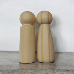 CASAL DE BONECO COM 9 CM DE...